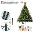 thumbnail image 2 of Shoreew 14.8" Christmas Tree Height Extender Metal Tree Base Extension Pole with 3 Fixing Screws Artificial Xmas Tree Extender Pole for 0.5-1.25 Inch Tree Poles, 2 of 6