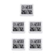 thumbnail image 3 of Injueey Digital LCD Automatic Electronic Home Clock Square Smart Hygrometer Supplies Bedroom Tester Shape Decor Temperature Type2, 3 of 6