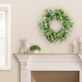 thumbnail image 3 of 26" Artificial Eucalyptus Floral Spring Wreath, 3 of 5