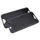 thumbnail image 1 of Plancha Rectangular Reversible Victoria Negro con Hierro Fundido para Dos Quemadores, 1 of 6