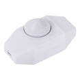 thumbnail image 1 of Interruptor de cable rotativo blanco Uxcell AC 110V 100W para lámpara de soldadura, 1 of 6