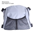 thumbnail image 3 of Soidarity Bolsa trasera para silla de Kayak, sombreros, botellas, canoa, deportes acuáticos, bolsas de almacenamiento, tela Oxford, bolsa para tabla de Deportes acuáticos Gris Soidarity OD021818-03B, 3 of 6