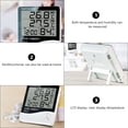 thumbnail image 2 of LCD Digital Aquarium Thermometer Fish Tank Water Terrarium Hygrometer, 2 of 9