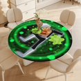 thumbnail image 4 of Danny Phantom-theme Fitted Round Tablecloths Elastic Edged Table Covers Waterproof Table Cloth for Kitchen Holiday Party Tables Decor 120cm, 4 of 6