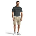 thumbnail image 2 of Ben Hogan Men's & Big Men's Performance Texture Stripe Short Sleeve Golf Polo Shirt, Sizes S-3XL, 2 of 7
