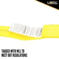 thumbnail image 5 of US Cargo Control, Heavy Duty Ratchet Straps, 2 Inch Wide X 20 Foot Long Heavy Duty Ratchet Strap, Yellow Ratchet Strap, Endless Cargo Straps, Heavy Duty Strap Working Load Limit 3,333 Pounds, 5 of 5