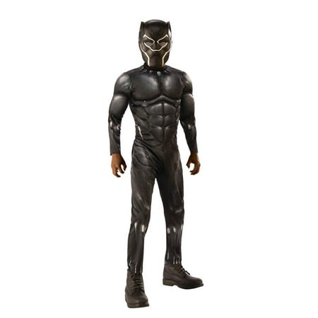 Rubies Costume Co. Black Panther Light-up Muscle Chest Child