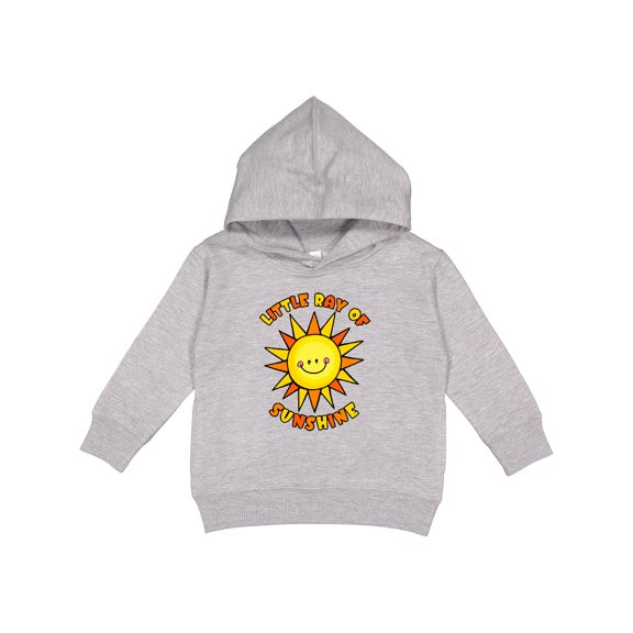 Inktastic Little Ray of Sunshine Cute Smiling Yellow and Orange Sun Toddler Hoodie