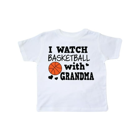 

Inktastic I Watch Basketball with Grandma Gift Toddler Boy Girl T-Shirt