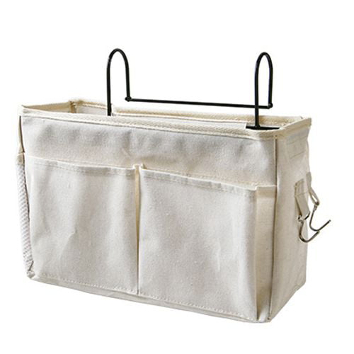Bed Holder Organizer Container Bedside Hanging Storage Bag Cloth Pocket 