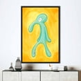 thumbnail image 4 of Squidward Painting Print, 3d Printed Canvas, Canvas Wall Art, Canvas Print, Bold And Brash Artwork, Modern Canvas Decor, Abstract Canvas Print, Canvas Wall Decor - Natural Framed, 4 of 6