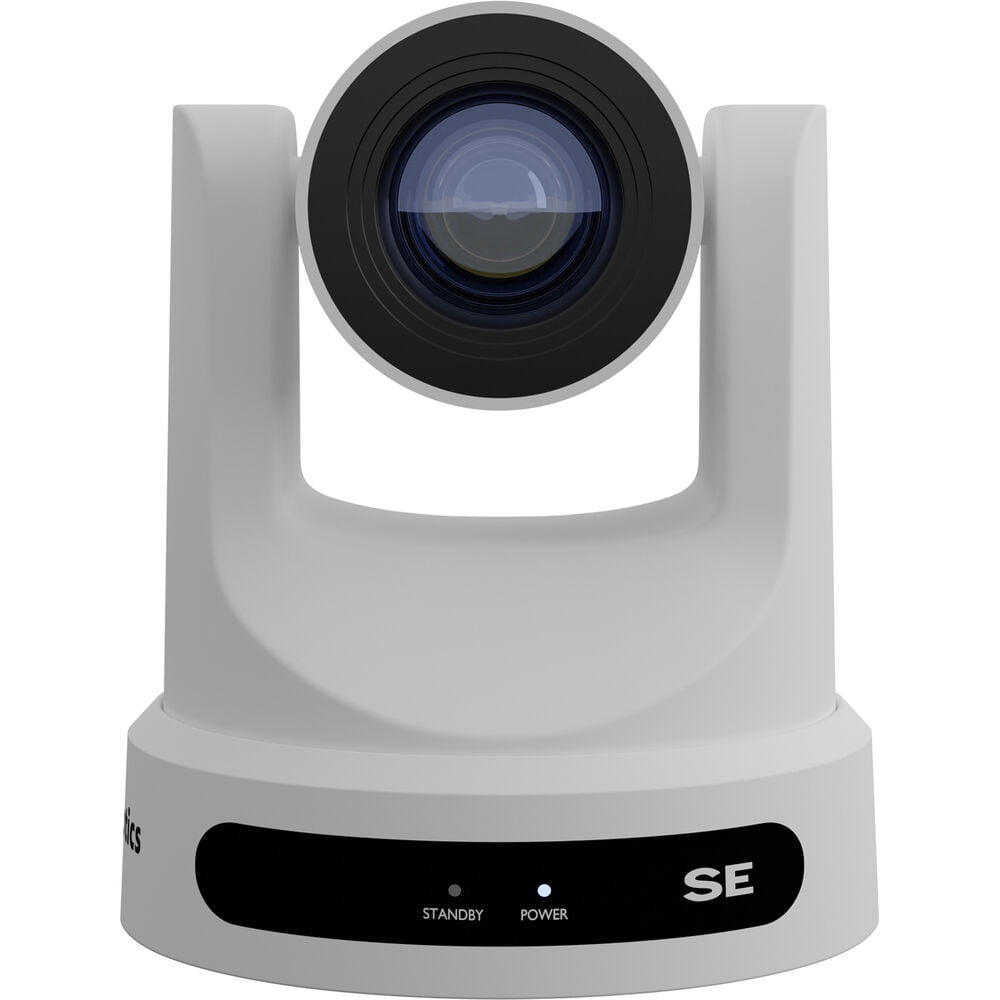 PTZOptics Move SE SDI/HDMI/USB/IP PTZ Camera with 20x Optical Zoom (White) + Lens Cleaning Kit + Cables and More