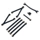 thumbnail image 4 of 8 piezas de metal de alta altura libre para chasis, varillas de enlace, varillas de tracción, piezas de actualización negro, 4 of 9