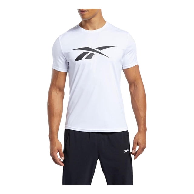 Playera Reebok Hombre Caballero Entrenamiento Basic Athletic blanco M
