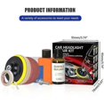 thumbnail image 3 of Kit de reparación y reacondicionamiento de faros de coche agente pulidor de faros portátil Thsinde, 3 of 5