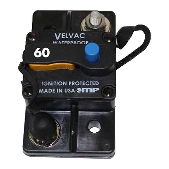 Velvac Automotive Circuit Breaker,60A,30VDC 091005