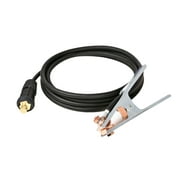 Ground Clamp w/ 10ft (3M) #3 Copper Cable Set and 10-25mm Dinse Type Twist Connector. Turn KickingHorse A220 A100 Home Arc MMA Welder into Professional Welding Inverter