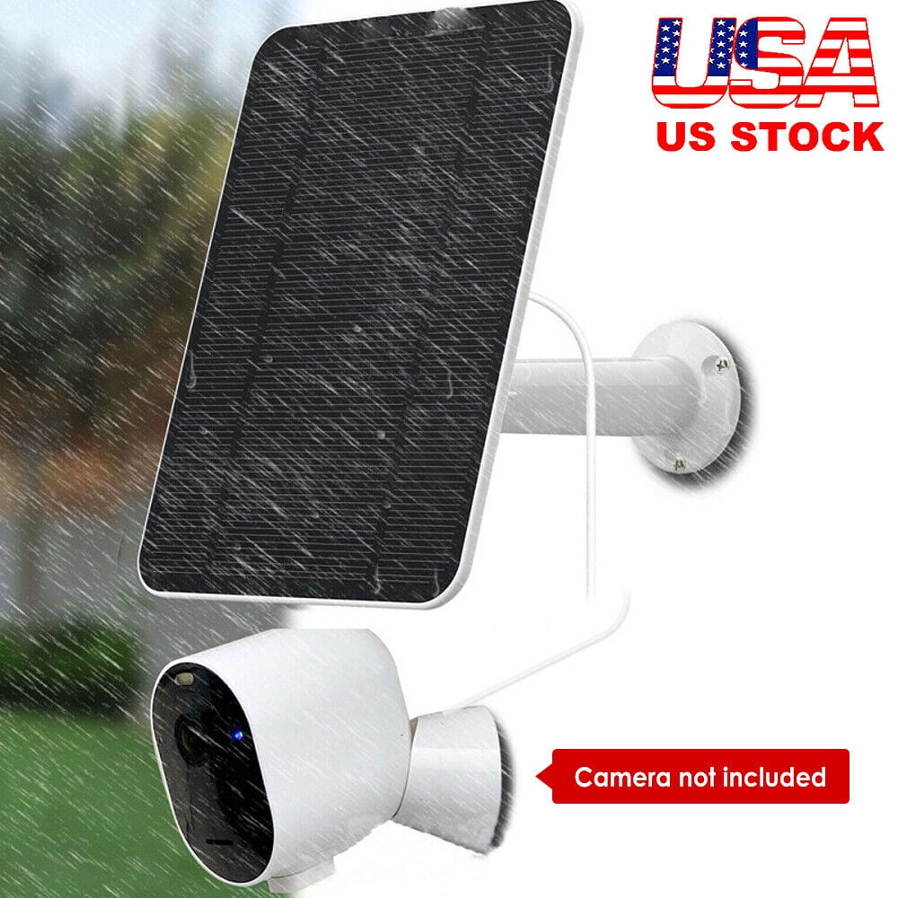 Waterproof Solar Panel Kit Essential Spotlight Camera Doorbell Charger