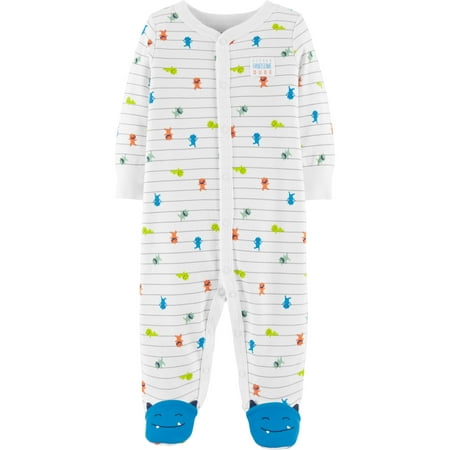 Child of Mine Sleep N' Play Pajamas (Baby Boys)