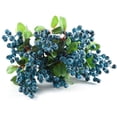 thumbnail image 4 of AURORA TRADE 10PCS Artificial Dark Blue Berry Twig Stems, 9 inch Artificial Burgundy Holly Berry Picks for Christmas Tree Decorations, Crafts, Wedding, Party, Holiday, Home Decor and Wreath DIY, 4 of 8