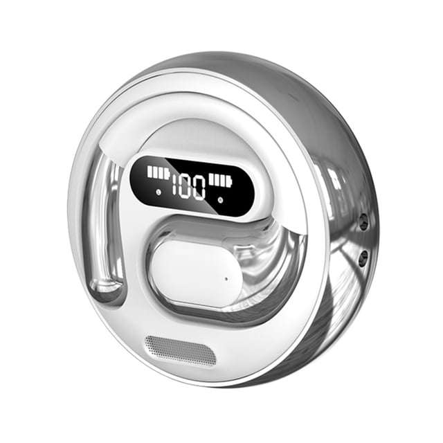 Matsuzay Auriculares inalámbricos Bluetooth de curvas suaves con control de volumen y cambio de pista. Teléfono y Comunicación blanco