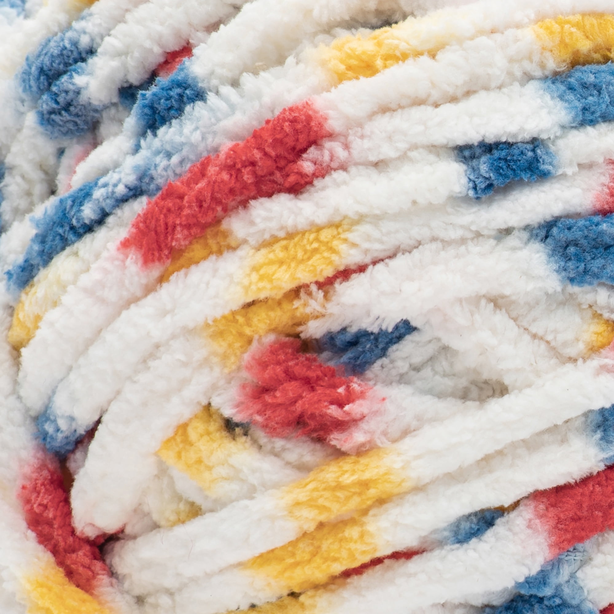 Bernat® Baby blanket™ #6 Super Bulky Polyester Yarn, Primary dot 10.5oz/300g 220 Yd (2pk)