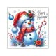 thumbnail image 2 of navideño para inodoro con forma de muñeco de nieve. Decoración creativa para baño y dormitorio. decorativo de PVC de 29,5 cm x 29,5, 2 of 7