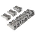 thumbnail image 1 of 6 Pcs Metal Pencil Sharpeners, Single and Dual Hole Pencil Sharpeners Manual Art Sharpeners for Colo, 1 of 5