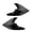 Black, variant on For Buick Encore 2020 2021 2022 Fog Light Trim Passenger Side | Front | Inner | Large Insert Piece | Made of Plastic | Gloss Black | Replacement For GM1039281 | 42621354, 191275893401