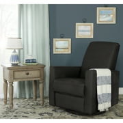 Evolur Raleigh Glider Recliner In Charcoal