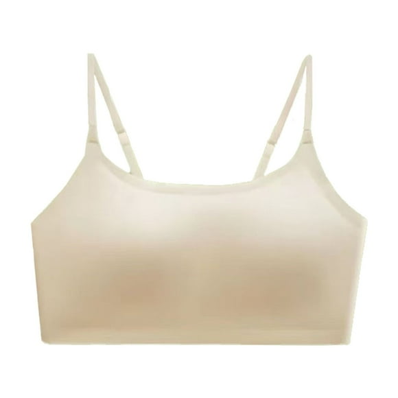 Women's Crop Top Cami Camisole Summer Women Sexy Slim Sleeveless Backless Spaghetti Strap Tank Top Womens Full Coverage Bras