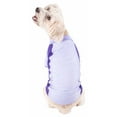 thumbnail image 3 of Pet Life ® Active 'Barko Pawlo' Relax-Stretch Quick-Drying Performance Dog Polo T-Shirt, 3 of 11