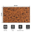 thumbnail image 5 of Halloween Floral Pumpkin Pattern Door Rugs,Washable Non Slip Door Mats Indoor,Decorative Door Mats,Entry Mat Indoor for Entrance,Bedroom,Kitchen,Bathroom,17"x30", 5 of 6