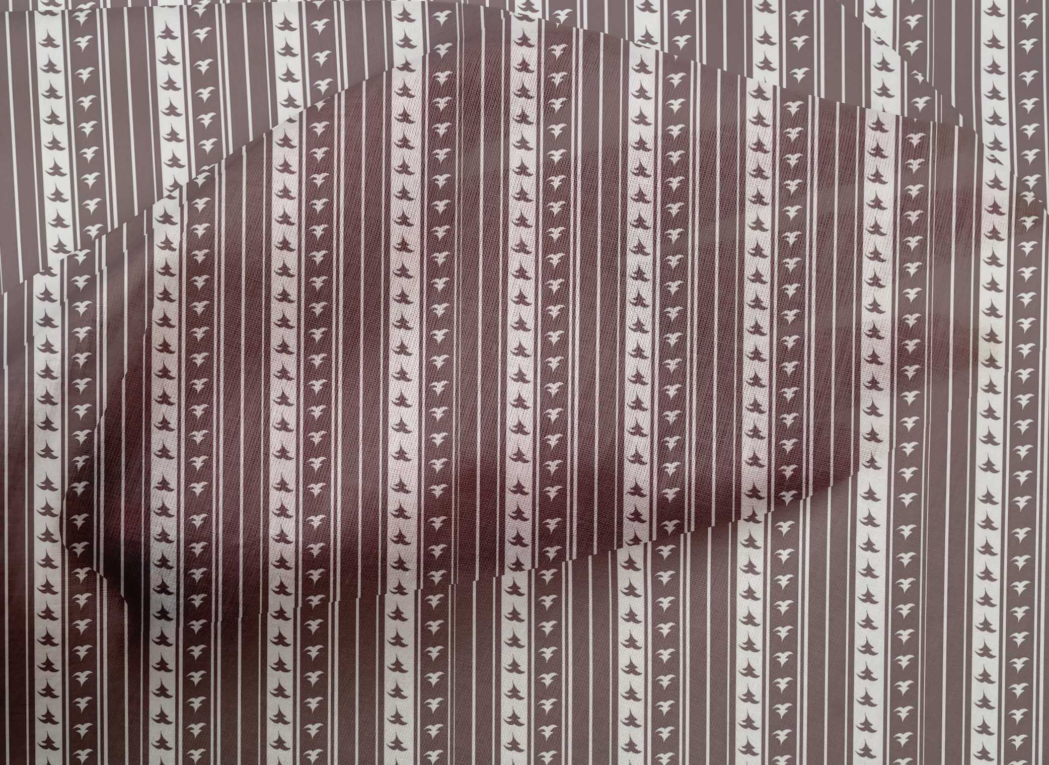 oneOone Cotton Poplin Dusty Brown Fabric Christmas Sewing Fabric By The Yard Printed Diy Clothing Sewing Supplies 56 Inch Wide