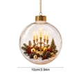 thumbnail image 3 of Christmas Story Ornament Ball, 3.9-Inch Lighted 3D Sphere with Flat Holiday Artwork for Tree, Window, Mantel and Festive Home Decor, 3 of 6
