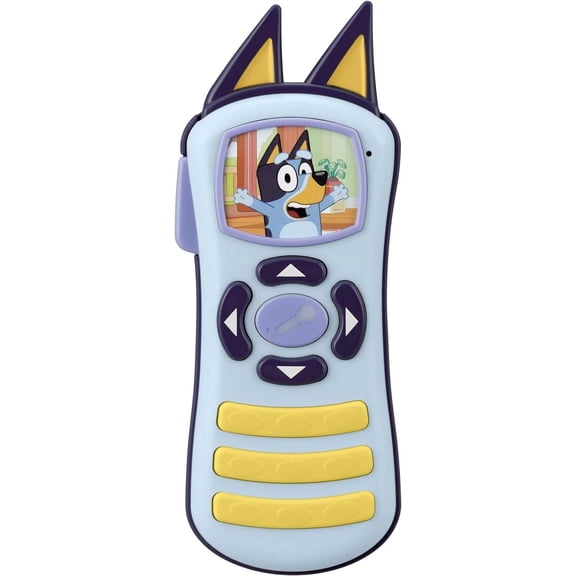 eKids Bluey Toy Remote Control for Toddlers with Built-in Music and Sound Effects, Musical Toy for Fans of Bluey Toys