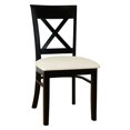 thumbnail image 1 of Beechwood Mountain Excelsior Chaise d'Appoint en Noir (Lot de 2), 1 of 1