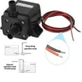 thumbnail image 6 of 12V 5W Mini Brushless Water Pump 240L/H Heat Dissipation Cooling Pump for RV Caravan Aquarium Fish Pond Garden Fountain Low Noise 45dB Max Flow Rate 240L/H ABS Material, 6 of 10