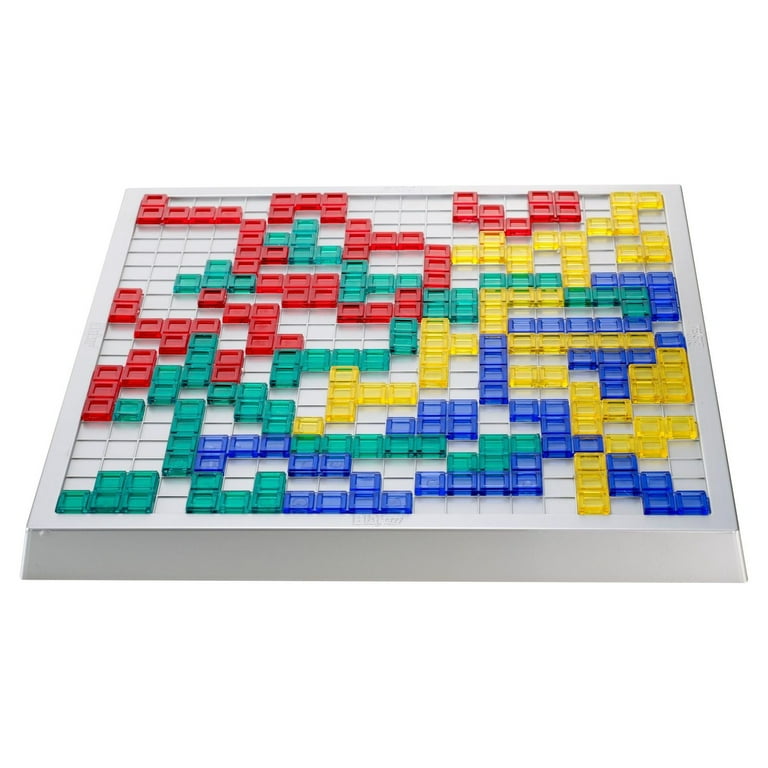 Mattel Games Blokus XL Board Games for Family Night, Brain Games for 2 to 4 Players, Oversized Board and Pieces (Amazon Exclusive)
