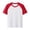 A-Red, variant on LIIPEE Girls T Shirts Casual Summer Color Block Raglan Sleeve Short Sleeve Crew Neck Tshirts Kids Comfortable Breathable Soft Daily Tees Tops,1-2 Years