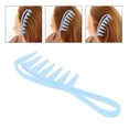 thumbnail image 4 of Peine De Peinado De Dientes Anchos Peine De Pelo Desenredante Con Mango Para Mujer Azul Sunnimix peine de peluquería, 4 of 8
