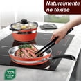 thumbnail image 4 of Batería de Cocina NOVRY rojo Antiadherente de Acero Inoxidable para Estufas de Inducción, Eléctricas, 4 of 8