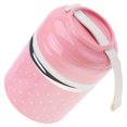 thumbnail image 3 of Fiambrera térmica de 1 capa Zhivalor caja Bento para niños color Rosa 780 ml, 3 of 8