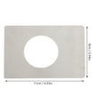 thumbnail image 2 of 2pcs Meubles Porte Plaque de Réparation Plaque de Renfort de Porte en Acier Inoxydable, 2 of 9