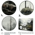 thumbnail image 3 of Designart "Religious Cross Transcendent beauty Forest" Spiritual Floater Framed Canvas Art Print, 3 of 7