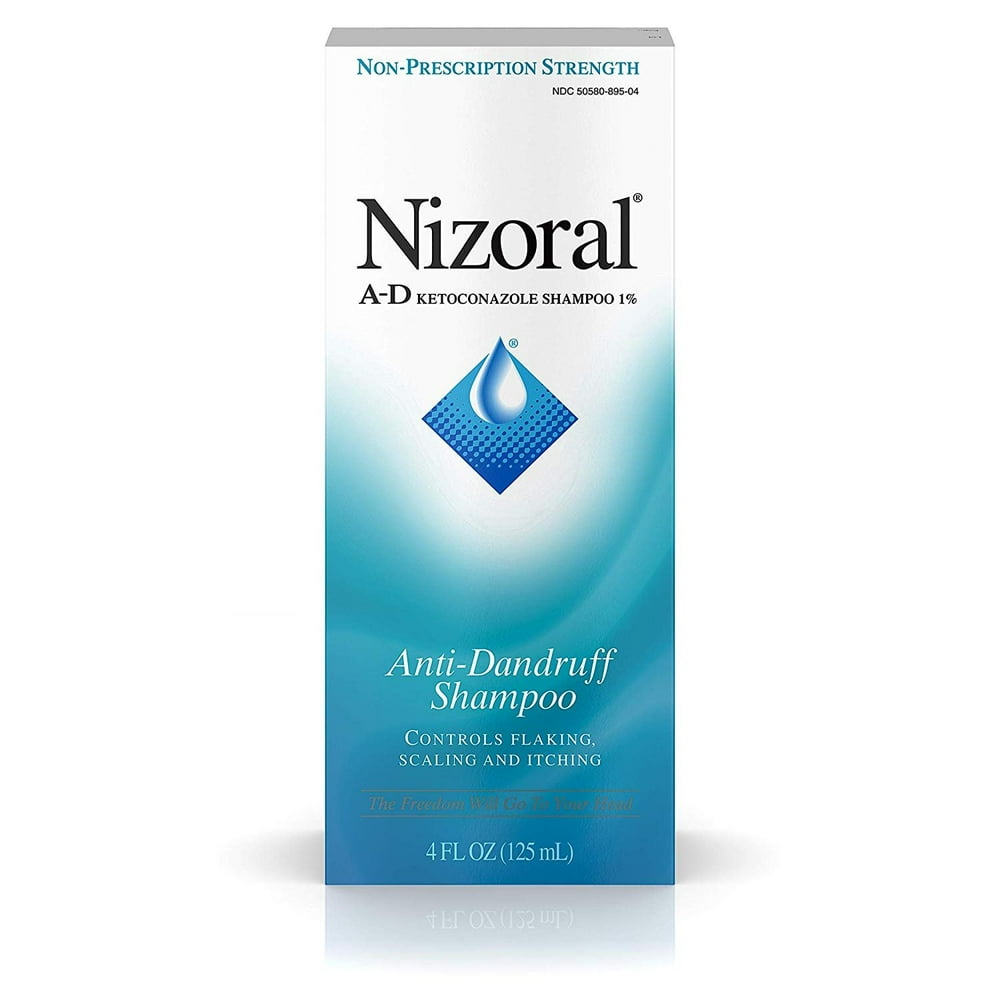 Nizoral AD AntiDandruff Shampoo, 4 Fl. Oz