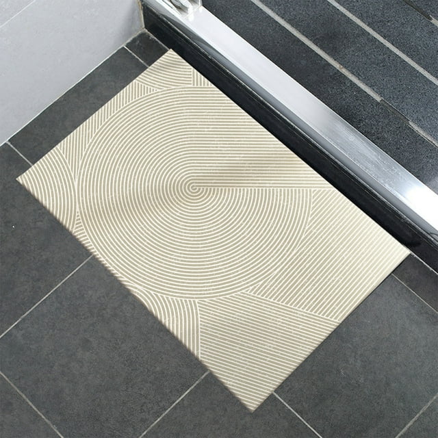 Fiudx Alfombra de Baño de Diatomeas, Superabsorbente, Antideslizante, de Terciopelo, Suave, Cálida y Cómoda, de Secado Rápido, Multiusos, para Lavabo, 40 X 60 Cm.