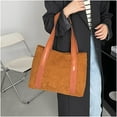 thumbnail image 2 of CoCopeaunts Women Tote Bag Fashion Large Corduroy Handbag Shoulder Bag Students Plain Hobo Bag, 2 of 8