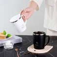 thumbnail image 4 of Stainless Coffee Mug With Lid Handle Portable Thermal Water Bottles Spill Resistant For Camping Travel, 4 of 8