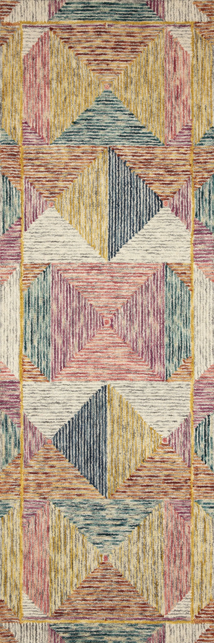 Loloi Spectrum Geometric Silver / Fiesta Area Rug